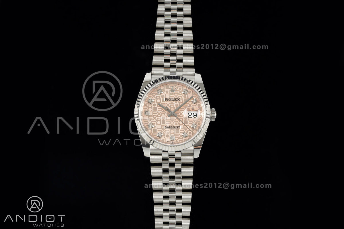 DateJust 36 SS 126234 ARF 1:1 Best Edition RG Computer Diamonds Dial on Jubilee Bracelet DD3235